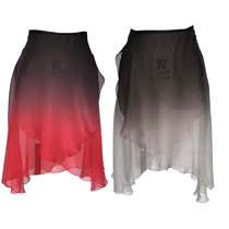 Tutu Adult one-piece lace-up skirt mid-length Chiffon apron dance dress Practice yarn skirt rhyme woman