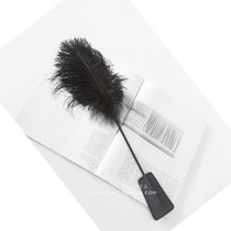 A feather stick sexy black Spice Feather Stick Teasing the Couple Game Spice Accessories
