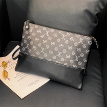 Hong Kongs new fashion hand bag mens bag 100 hitch a large capacity hand grab bag trend envelope package file package