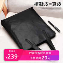 Handbag Male genuine leather Business briefcase Vertical Style Mens Bag Brief Casual Satchel Wave Men Bag