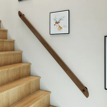 European-style wall wooden stair handrail solid wood Villa loft indoor non-slip handle kindergarten corridor handrail