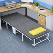 Ruile office folding sheets peoples bed Household adult nap bed Reinforced four-fold wooden bed lunch break bed