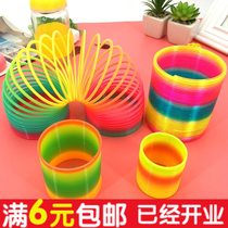 Stalls set up stalls with colorful spring circle colorful circle telescopic elastic circle magic circle childrens small gift