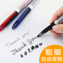Japan Mitsubishi pen uni-ball AIR water pen UBA-188 straight liquid signature pen 0 5 0 7mm drawing pen