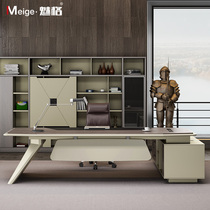Bosdesk simple modern desk light luxury class president general manager office desk and chair combination office furniture