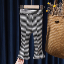 Girl Wide Leg Pants Children Pants Autumn Korean version Baby long pants loose Boys Trumpet Pants Baby Autumn Dress Foreign Air