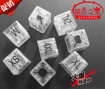 Factory direct sales can be customized square size ring hanger size buckle size ring size card holder size beads
