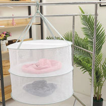 Dry goods artifact dried food basket drying net drying vegetable drying tools and things utensils foldable anti-fly fish
