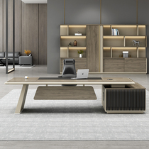 Baililai President desk Boss desk Atmospheric office Single desk Manager desk and chair Office furniture Large desk
