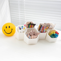 stay home childrens ins pen holder multi-function stationery pen can be split desktop hanging wall