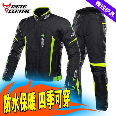 Genuine winter warm waterproof motorcycle riding suit suit racing pants fallproof windproof Oxford cloth motorcycle clothes
