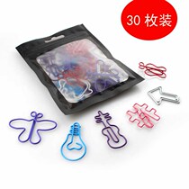 Color paper clip animal paper clip creative paper clip simple pin shape multiple pin random hair