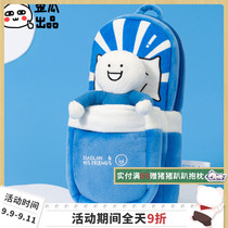Crooked melon Xiaolan and his friend pen bag ins Japanese large-capacity male and female junior high school students pencil stationery box