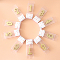 Golden Digital Candles Birthday Cake Candles Golden Cake Candles Years of Independent Digital Candles