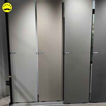 Micro cement tile Wabby wind milky white gray 600x1200 plain color soft light living room bathroom floor tile matte