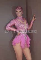 SEVEN Home Retro Broadway Pink Pink Lace Sexy Conjoined Nightclub Dance Gogo Bursting Point Interactive Play Out