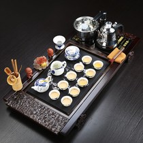 Tea Set Home Kung Fu Tea Set Wujinshi Solid Wood Tea Plate Modern Simple Office Fully Automatic