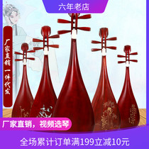 Pipa musical instrument beginner introduction Adult children small pipa piano mahogany rosewood chicken wing wood teaching self-study