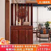 New Chinese shoe cabinet with screen partition cabinet entry door barrier door storage cabinet home living room locker