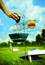 Japanese self-driving tour home outdoor cooking equipment accessories tools water cup glass bowl Holder Holder camping table
