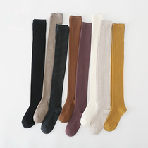 Long Socks Children Tucked Color Over Knee Socks Day Series Korean Version High Silo Socks Students and Knee-cotton Socks Spring Summer Autumn Tide