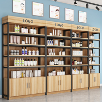 Shelf shelf Multi-layer display shelf Mother and baby store container product display shelf Beauty salon skin care barber shop display cabinet