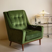 Collection Wood room Things to do in the afternoon sofa Lazy Corners Retro corner retro Single sofa light Core suede Bunte Tiger chair