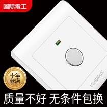  International electrician concealed wall switch socket type 86 household induction corridor switch Touch delay switch