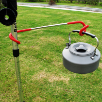 Outdoor multifunctional camping tent light adhesive hook portable bold two-way pig tail S-shaped light stand adhesive hook