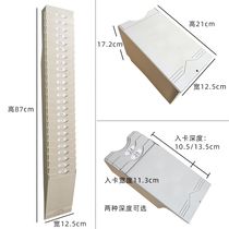 Material card rack warehouse material card slot material tube card stock card insert identification card plastic shelf 95 * 175mm