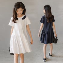 next alice girl dress 2021 summer new children Korean version of foreign style Cotton College style princess dress