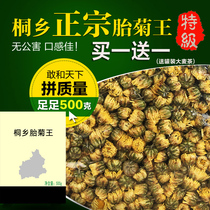 Chrysanthemum tea Super fetal chrysanthemum King Zhengzong Tongxiang Hangzhou tire chrysanthemum 500g Gongju bulk new flowers