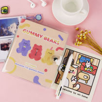 ins transparent sparkling large-capacity loose-leaf album 3-inch 4-inch 5-inch pas card storage book