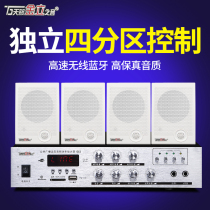  Tianlai Jinli Zhiyin wall-mounted audio set Commercial indoor radio shop special milk tea shop hanging supermarket restaurant clothing store School classroom wall-mounted wall-mounted speaker amplifier surround