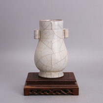 Song Bianjing Official Kilns Open Pieces White Glaze Slalom Slalom Imitation Ancient Porcelain Pendulum Pieces Ancient Play Antique Collection Five Famous Kilns