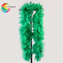 Turkey feather strip large flat slatted scarf decoration feathers with catwalk model photo props home decoration
