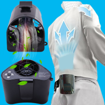 Saima temperature control portable fan usb rechargeable battery mobile cooling and cooling machine Outdoor portable waist-hanging fan dc