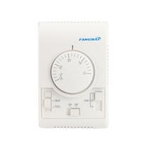Fan coil central air conditioning LCD thermostat three-speed mechanical air conditioning control switch panel