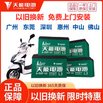 Tien Neng battery electric vehicle tricycle lead-acid battery 36V48v60V72V battery car battery 12ah20ah