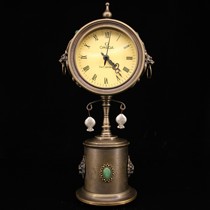 Collect pure copper inlaid gemstone Classical Western watch package of plasma in the fine color of the bone and elegant