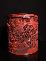 Folk Collection Old lacquerware Folk featured handicraft lacquerware great pen holder