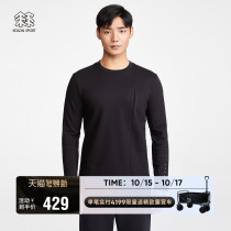KOLONSPORT Colon base shirt Mens Top Warm Men Winter Dress Round Neck Long Sleeve T-shirt Soft