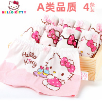 Hello Kitty Girl Panties Cotton Kids Shorts Flat Horned Baby Panties Triangle Little Girl Quad Bottoms Spring and Summer