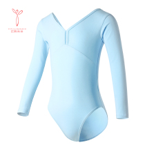Childrens dance clothing girls ballet practice clothing short sleeve long sleeve body clothing dance skirt autumn and winter skirt