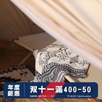 WLXCC outdoor Turkish retro sofa blanket carpet retro sofa towel tent blanket
