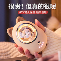 Handsome treasure rechargeable two-in-one warm baby girl with electric heat treasure explosion-proof small portable cute portable hot water bag