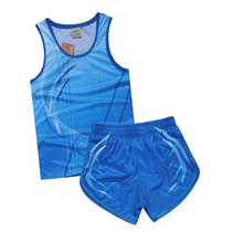 Jinlang track and field suit suit mens running training suit Mens sports vest shorts have womens models