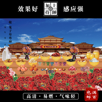 (Lianchi Inn) Ghost mother Lianchi the same origin picture burning paper purple bamboo forest fire Dragon ticket