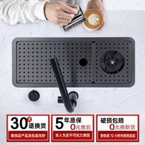 Pu Lin 304 stainless steel Nano black bar sink high pressure cup washer water faucet coffee island kitchen basin