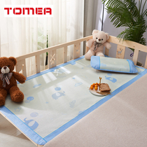 Kindergarten mat mat childrens splicing bed Nap straw mat 80cm baby Summer custom small bed ice silk mat